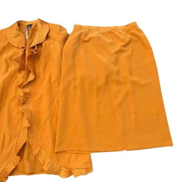 Milano Gold Beaded Long Jacket Skirt Suit Set Size 22W‎ Formal MOB Wedding NEW